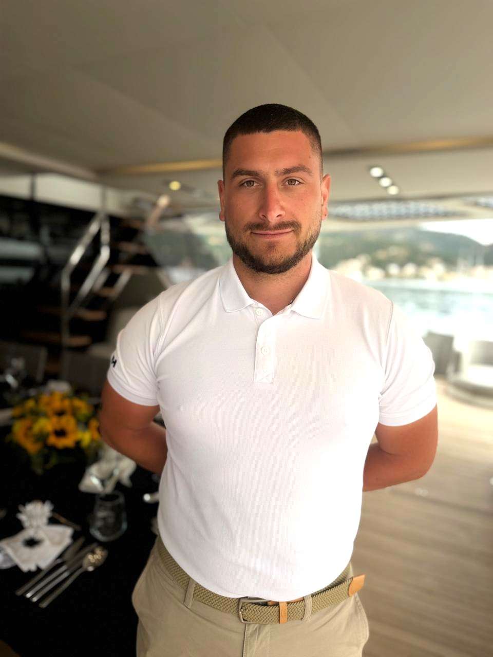 Deckhand Nikos Nikolaou