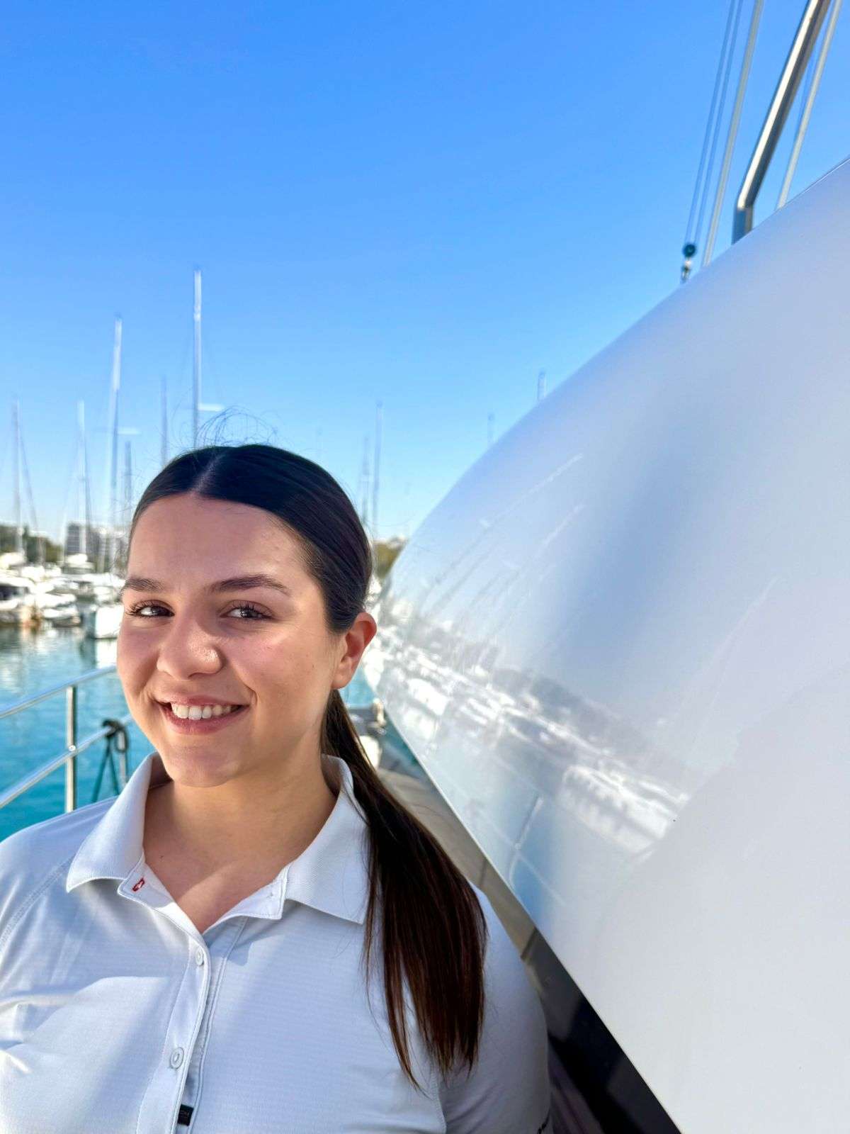 Stewardess Alexandra Vasiliou