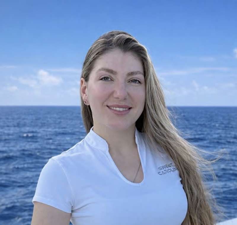 Maryna Yakymenko, Chief Stewardess