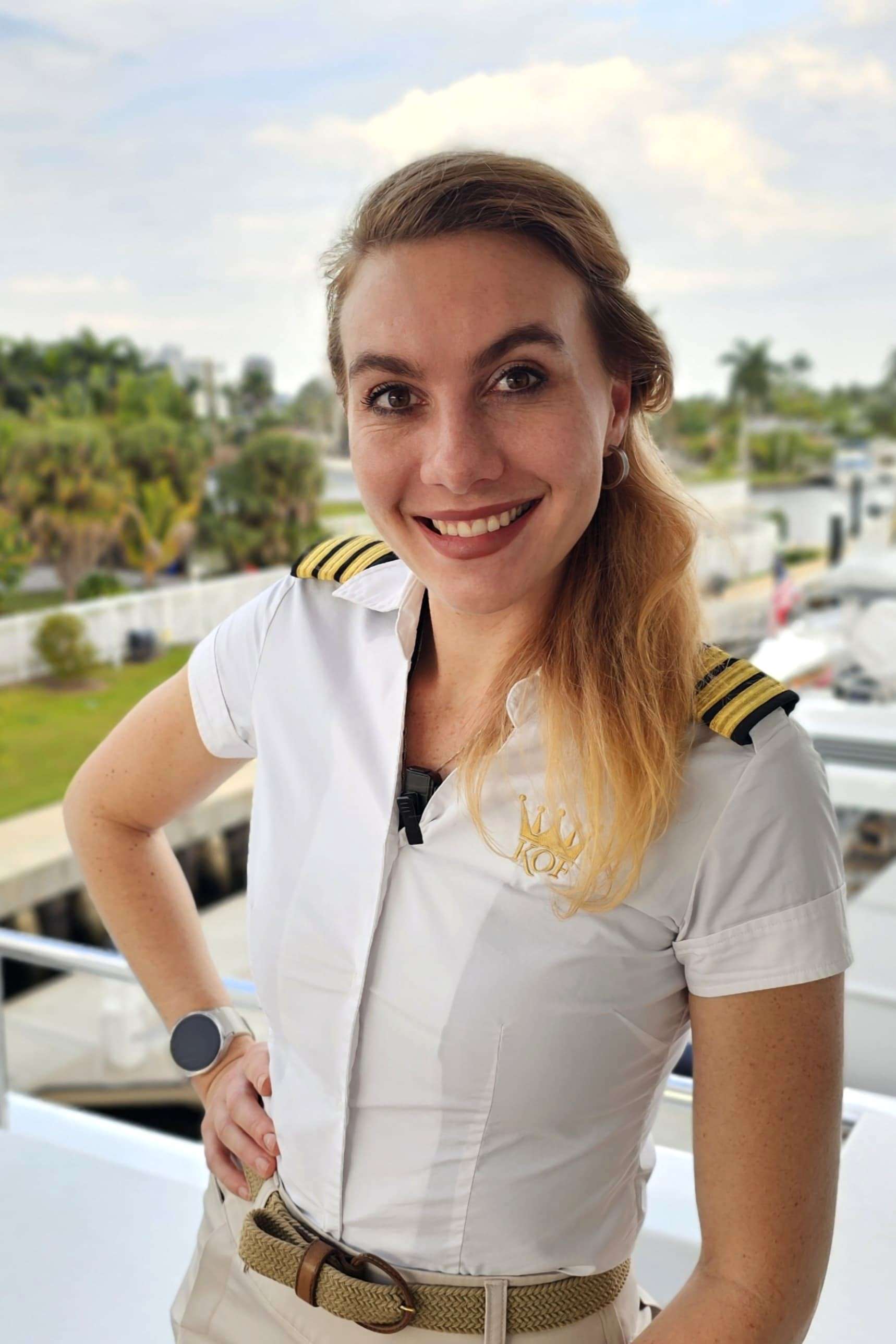 Chief Stewardess Henriette Jansen van Vuuren