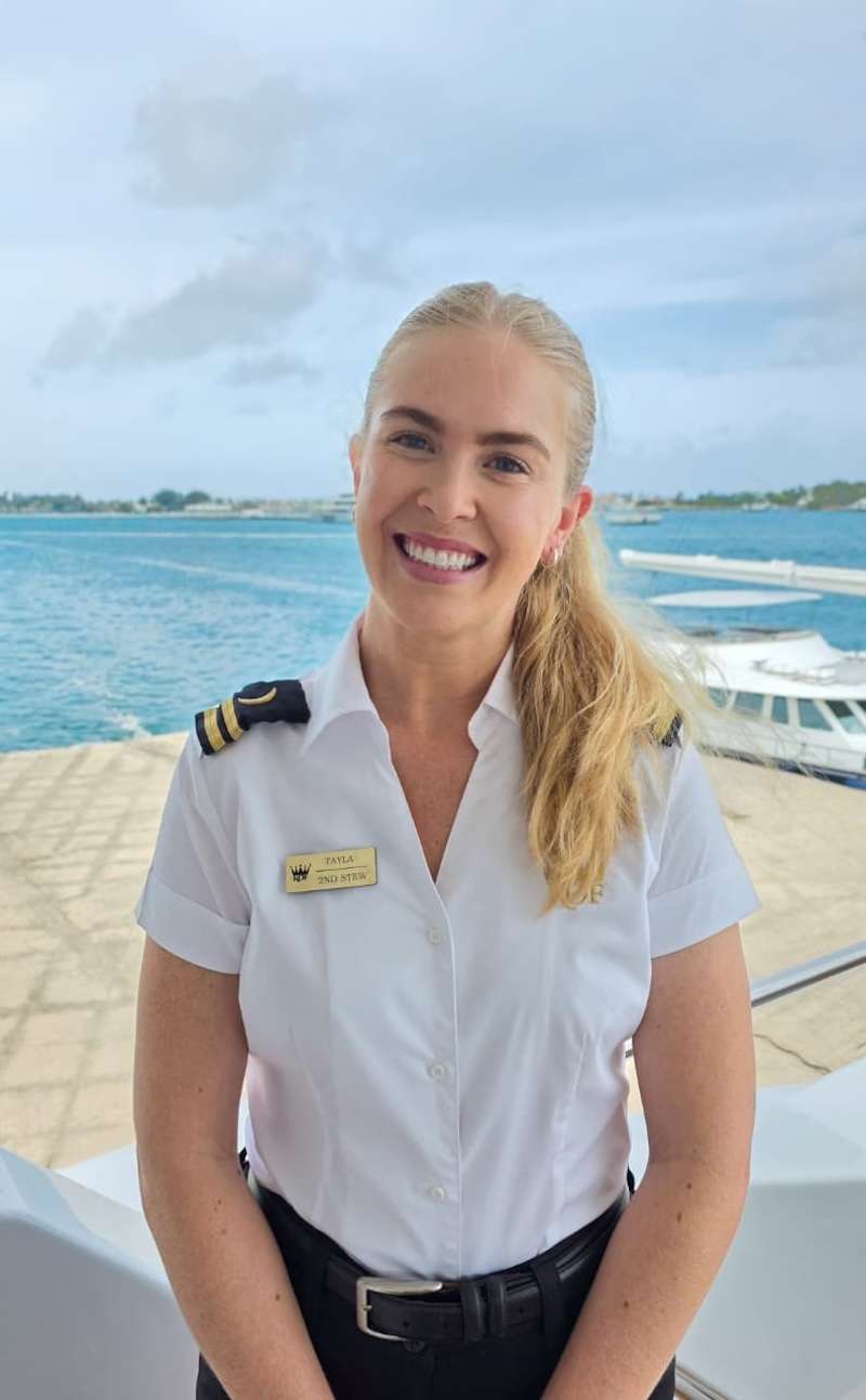 Second Stewardess Tayla Barnard