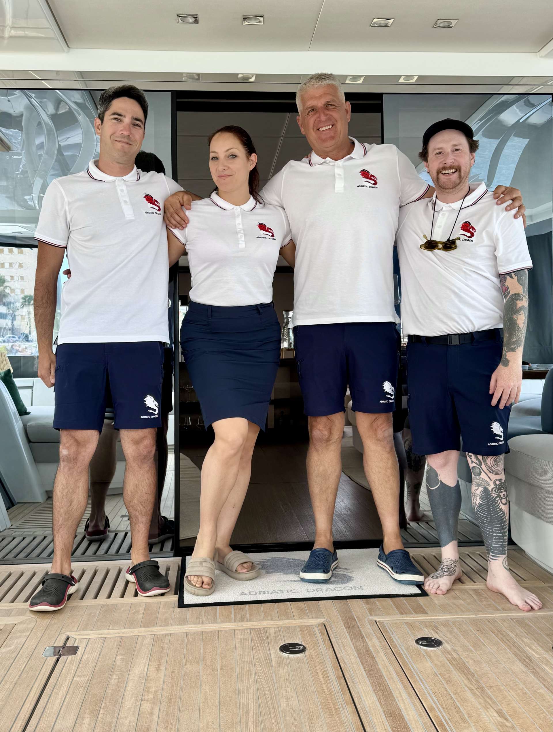 The crew of ADRIATIC DRAGON