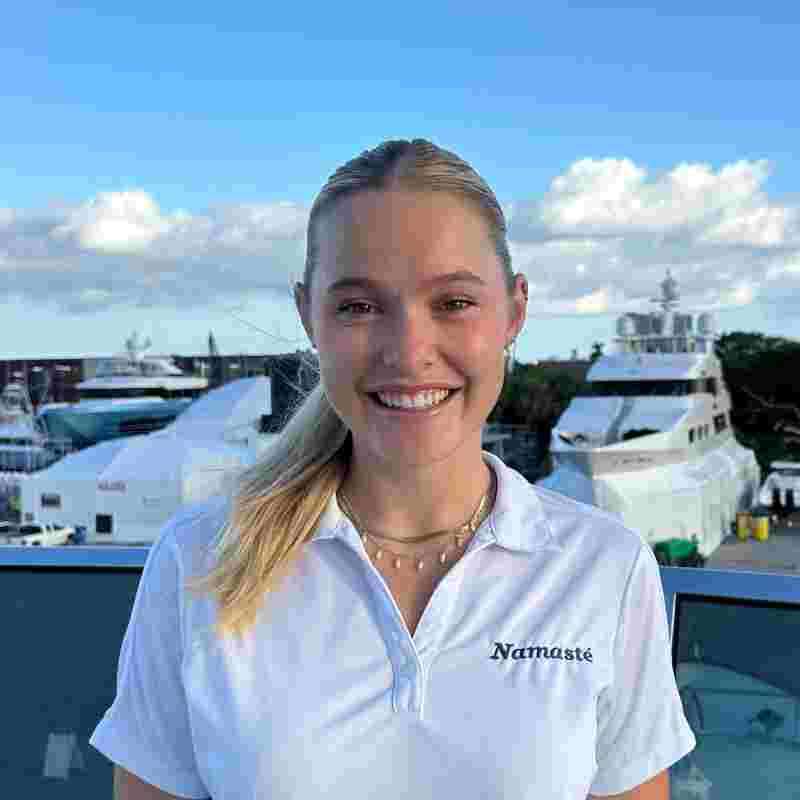 Second Stewardess Kristin Emslie