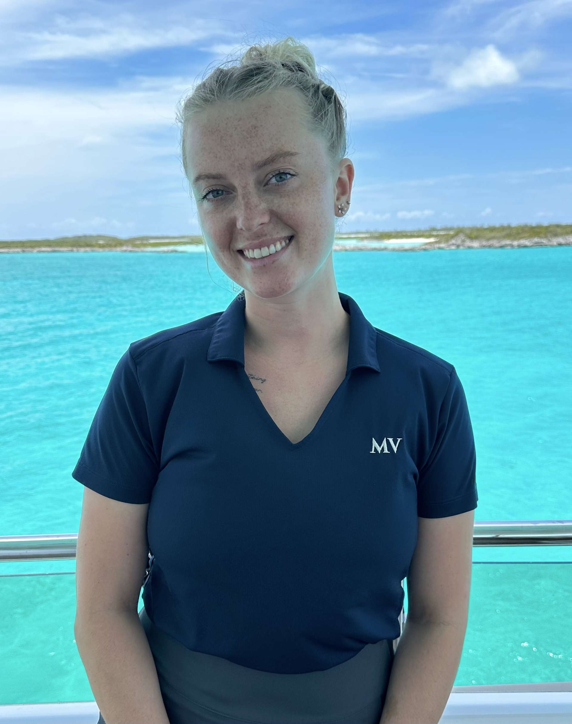 Chief Stewardess Vicky Feofilaktova
