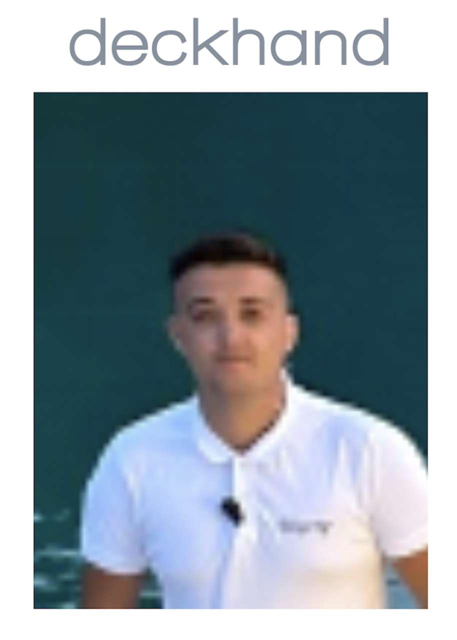 Deckhand Emre Tanyeli