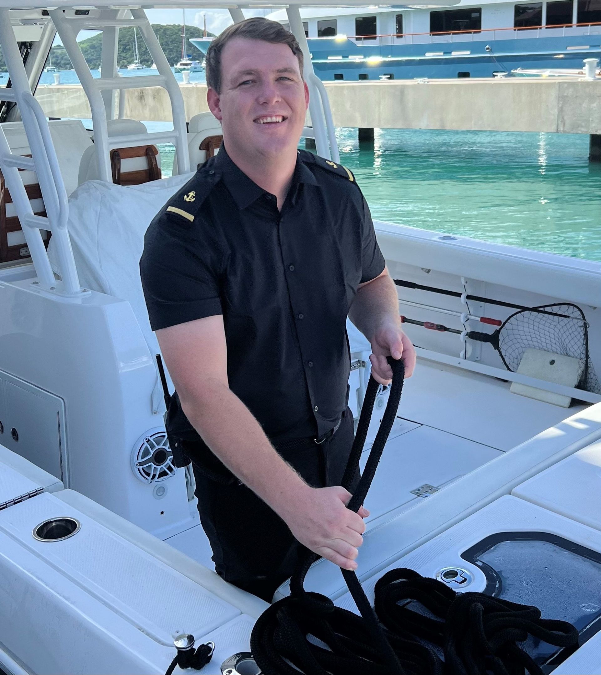Deckhand Jean-Pierre Stopforth
