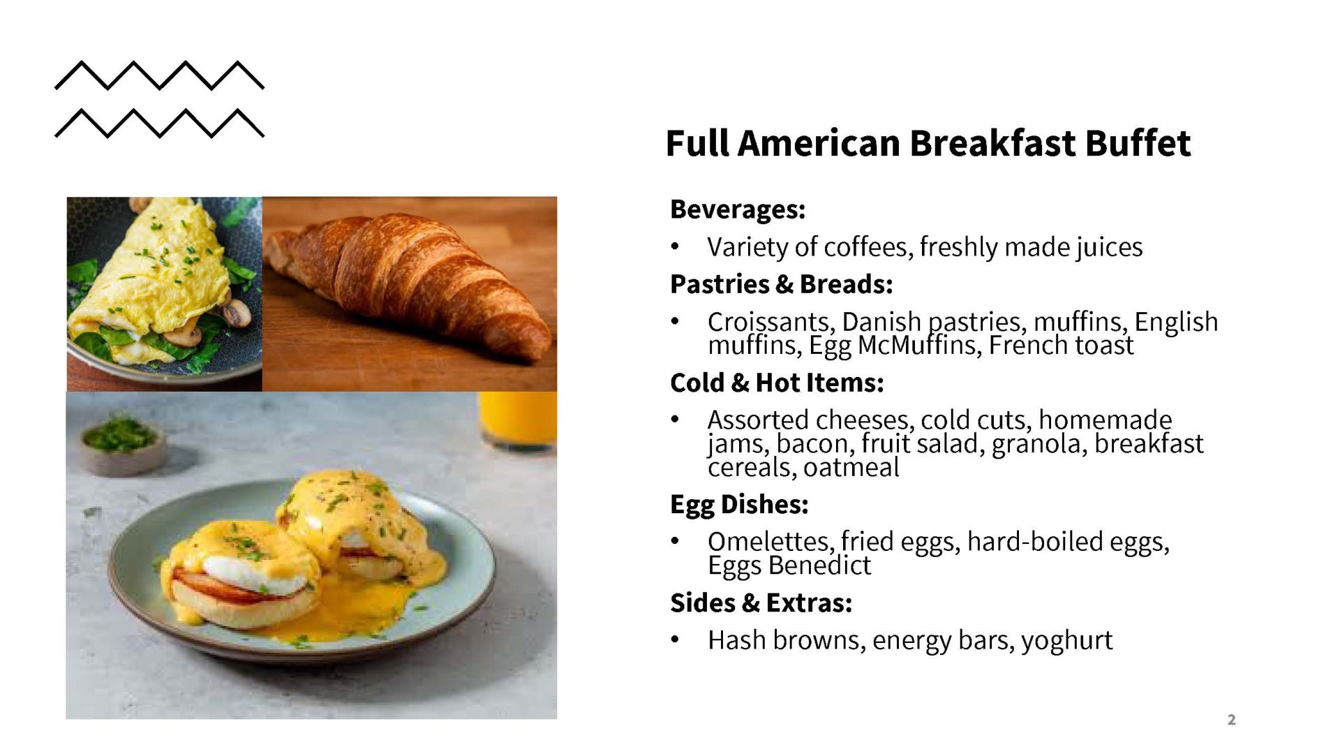 Full American Breakfast Buffet