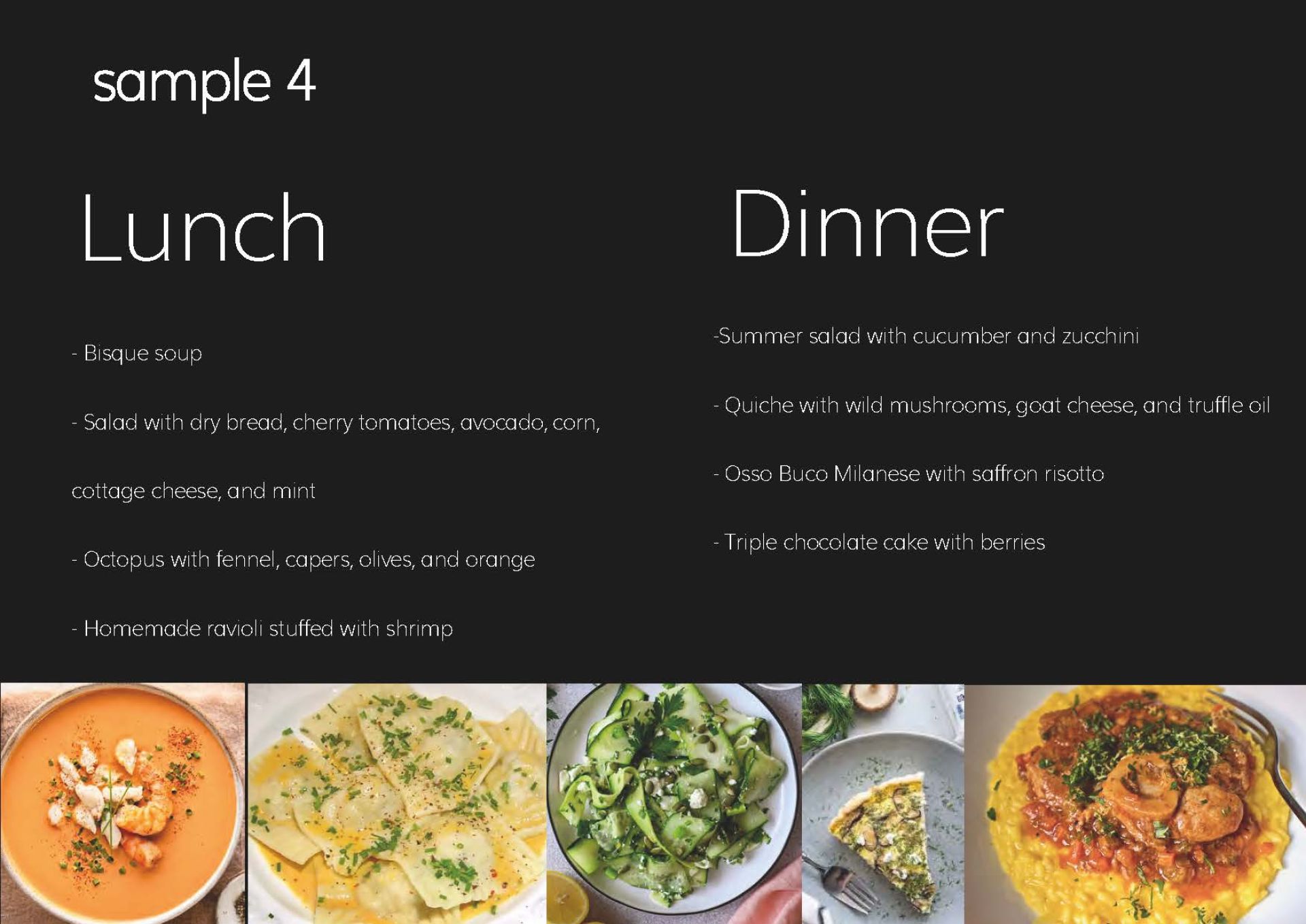 Menu 2