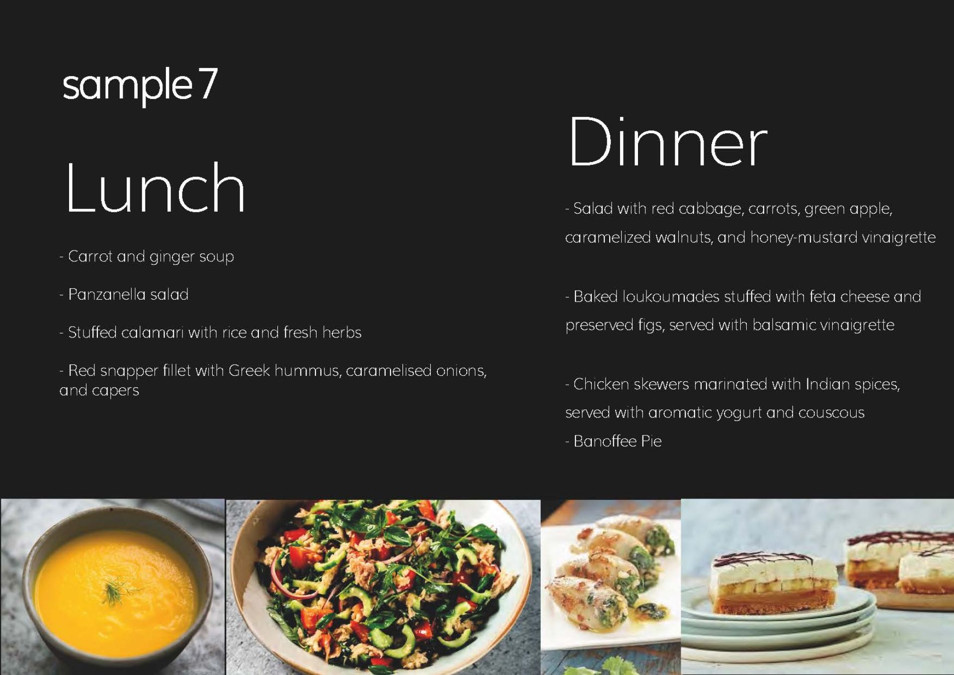 Menu 7