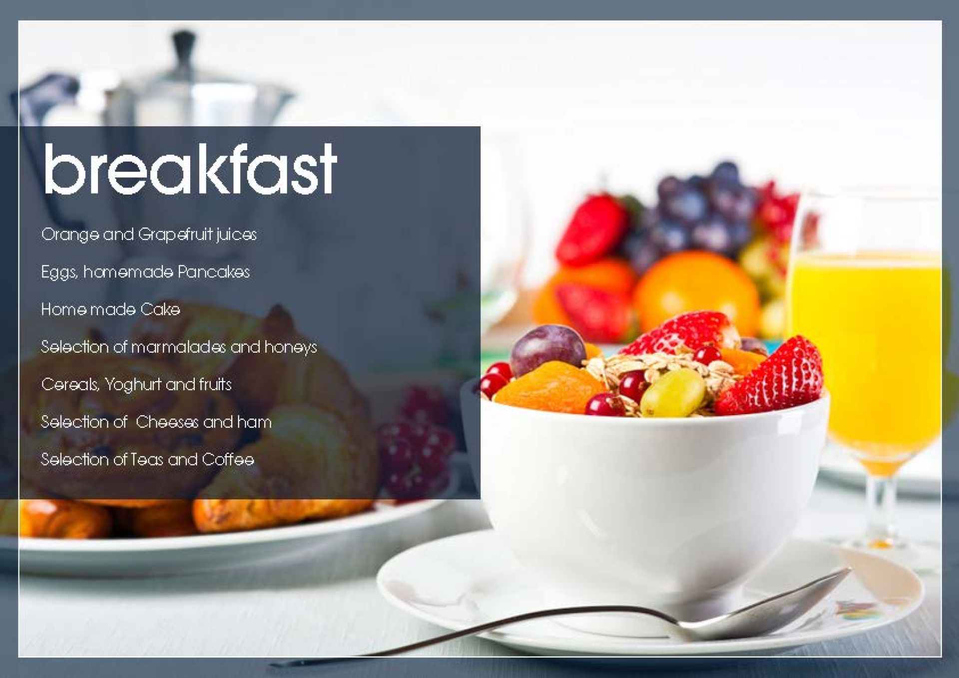Breakfast Menu
