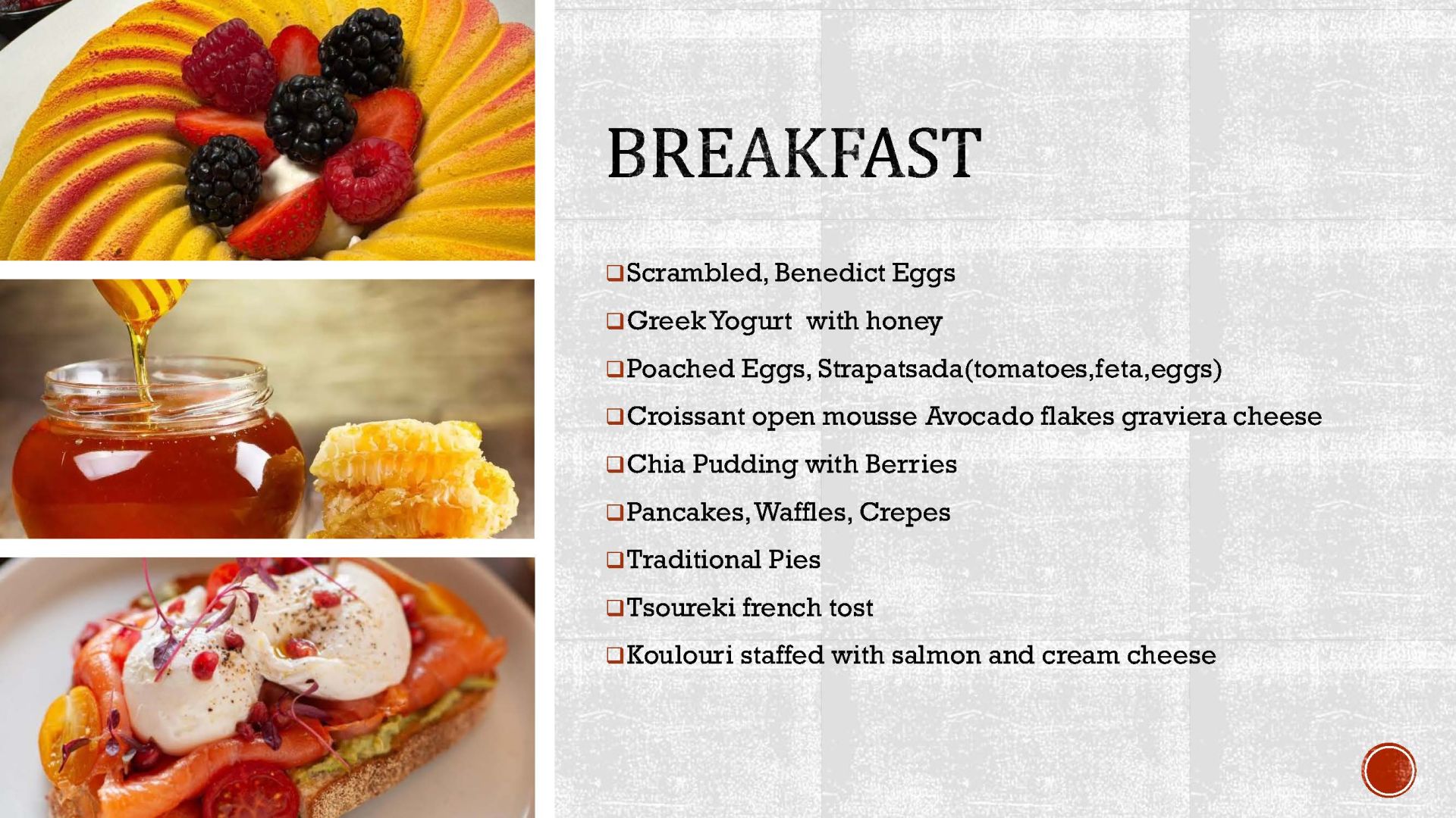 Breakfast Menu