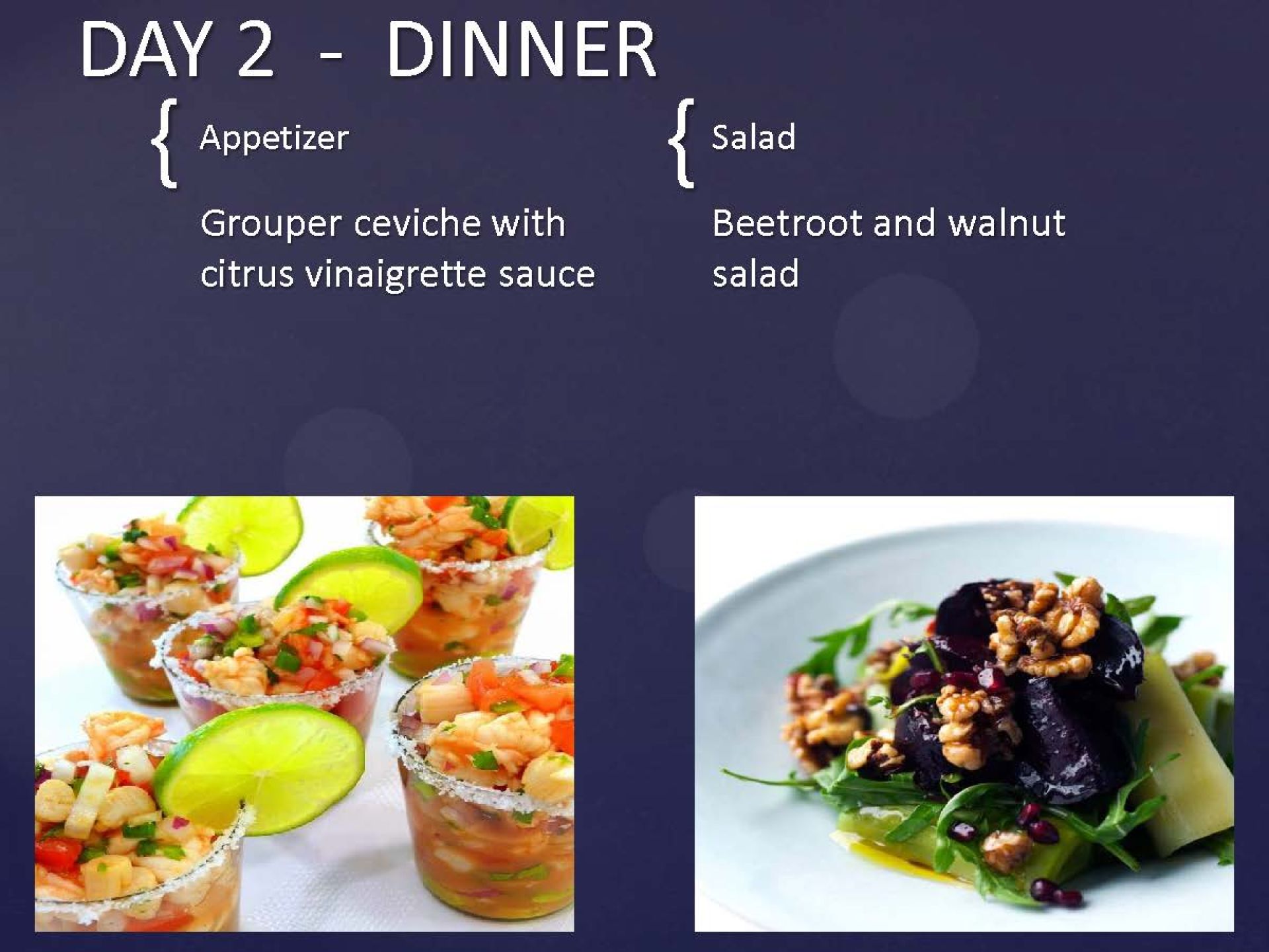 Day 2 - Dinner