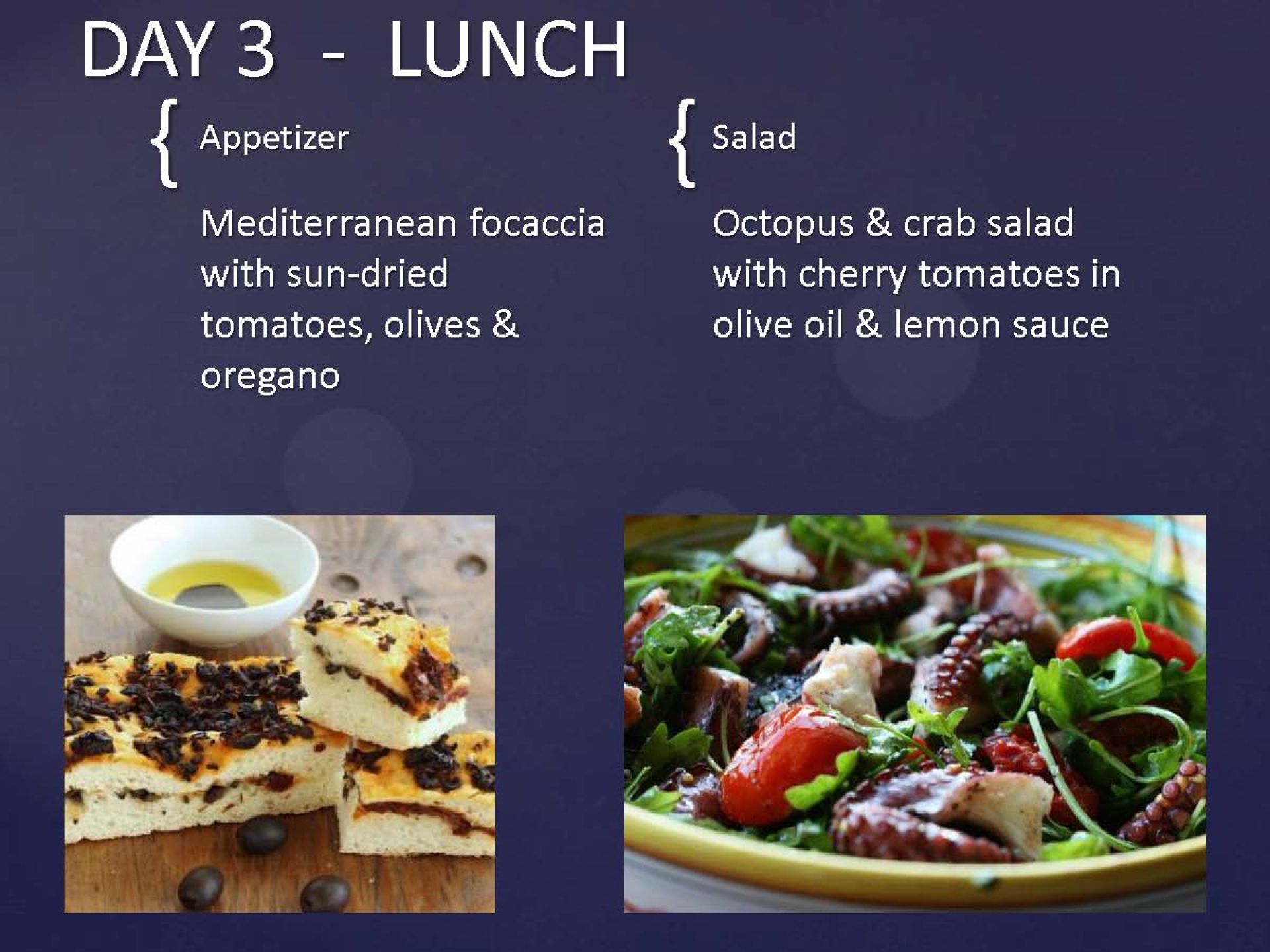Day 3 - Lunch