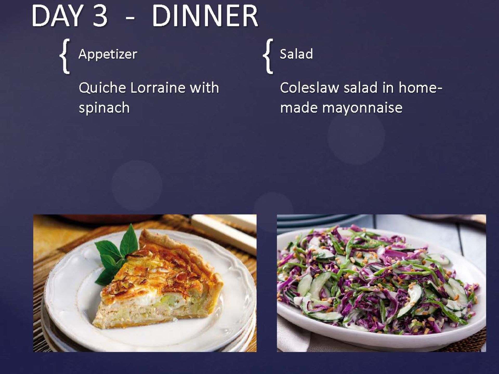 Day 3 - Dinner