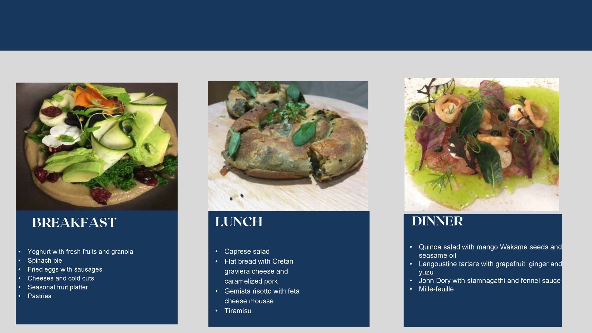 Menu 7