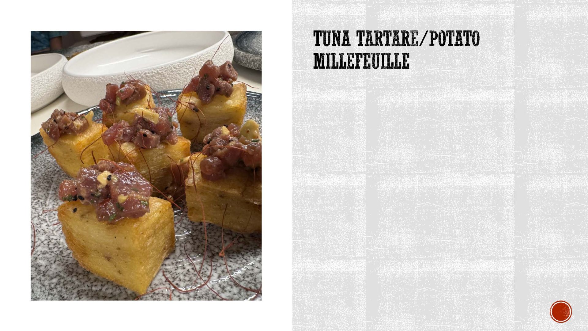 Tina Tartare / Potato Milliefeuille