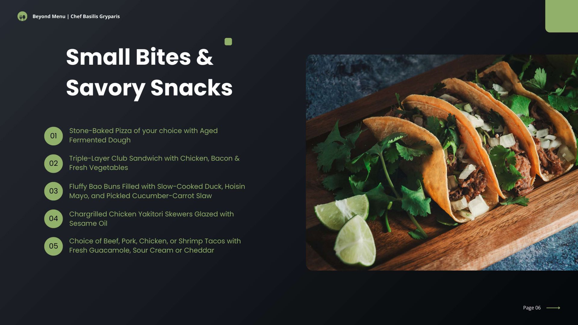 Main Dishes