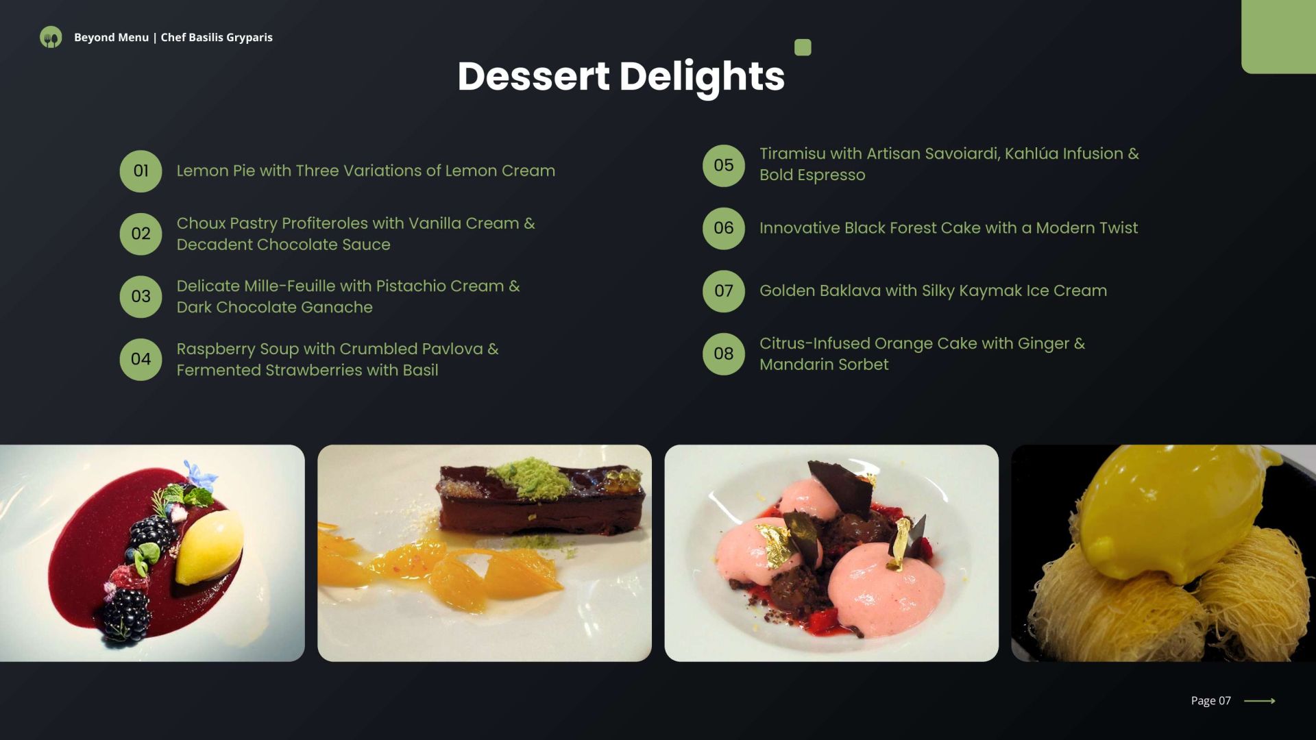 Dessert