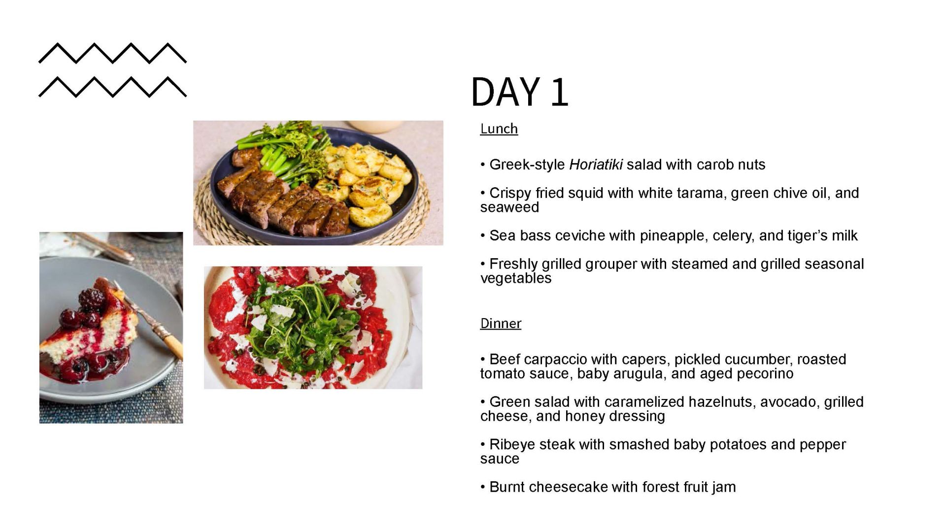 Lunch / Dinner Selection
