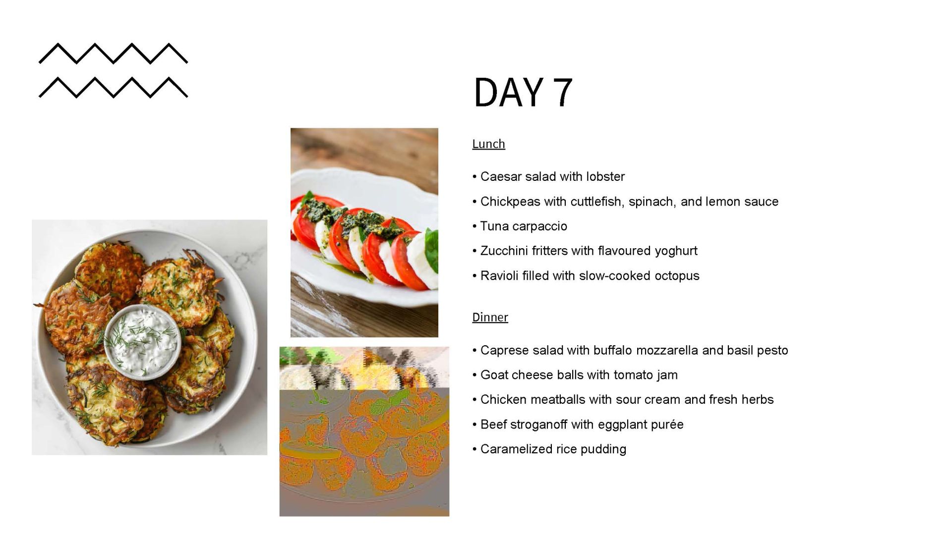Lunch / Dinner Selection