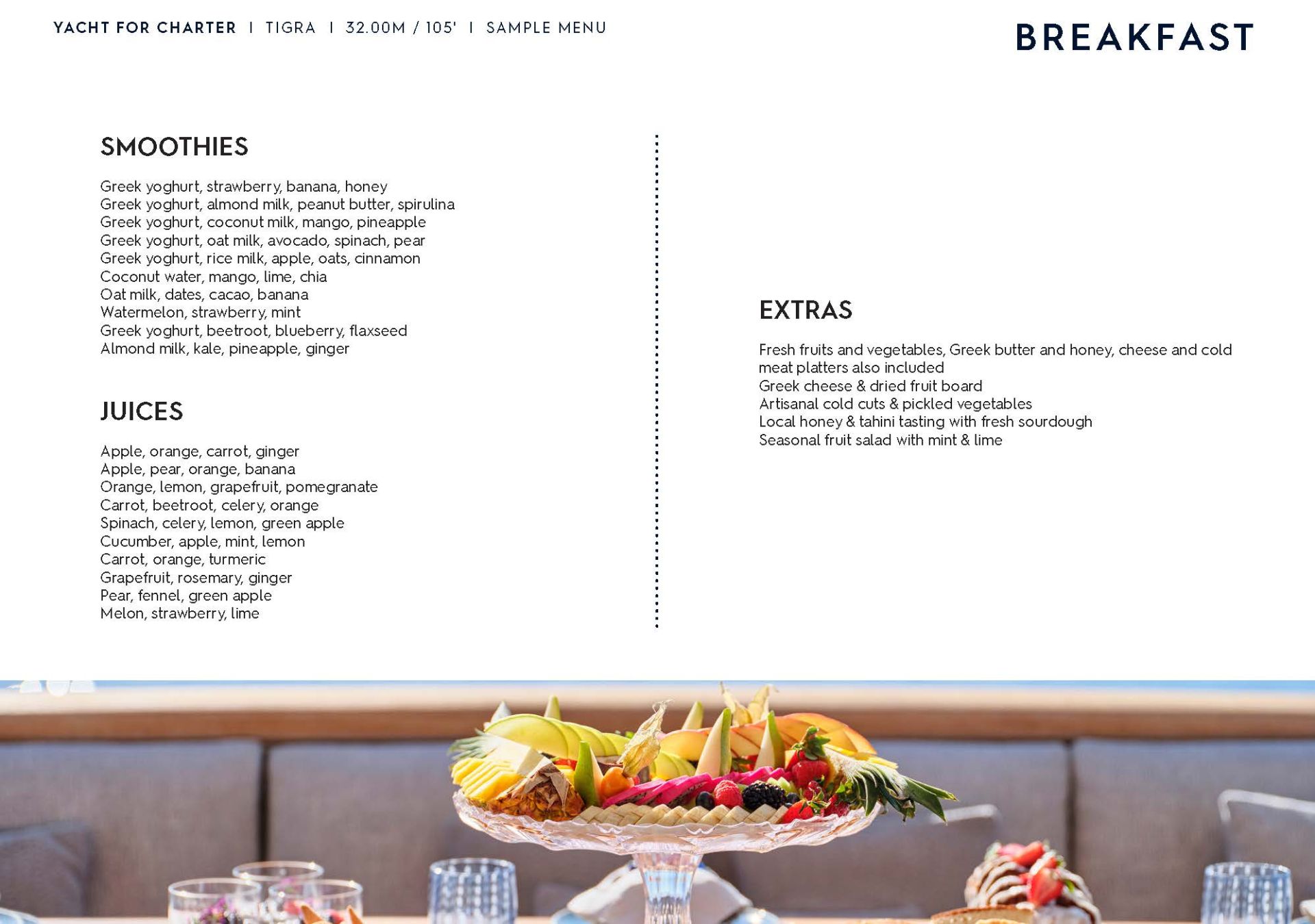 Breakfast Menu