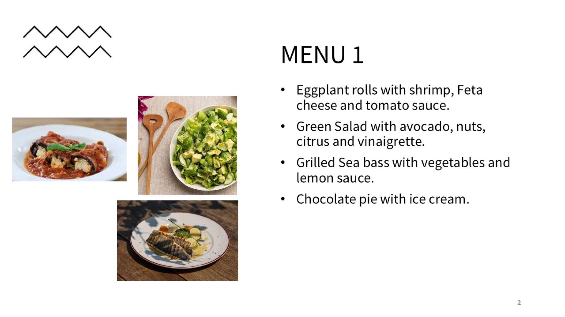 Lunch / Dinner Selection
