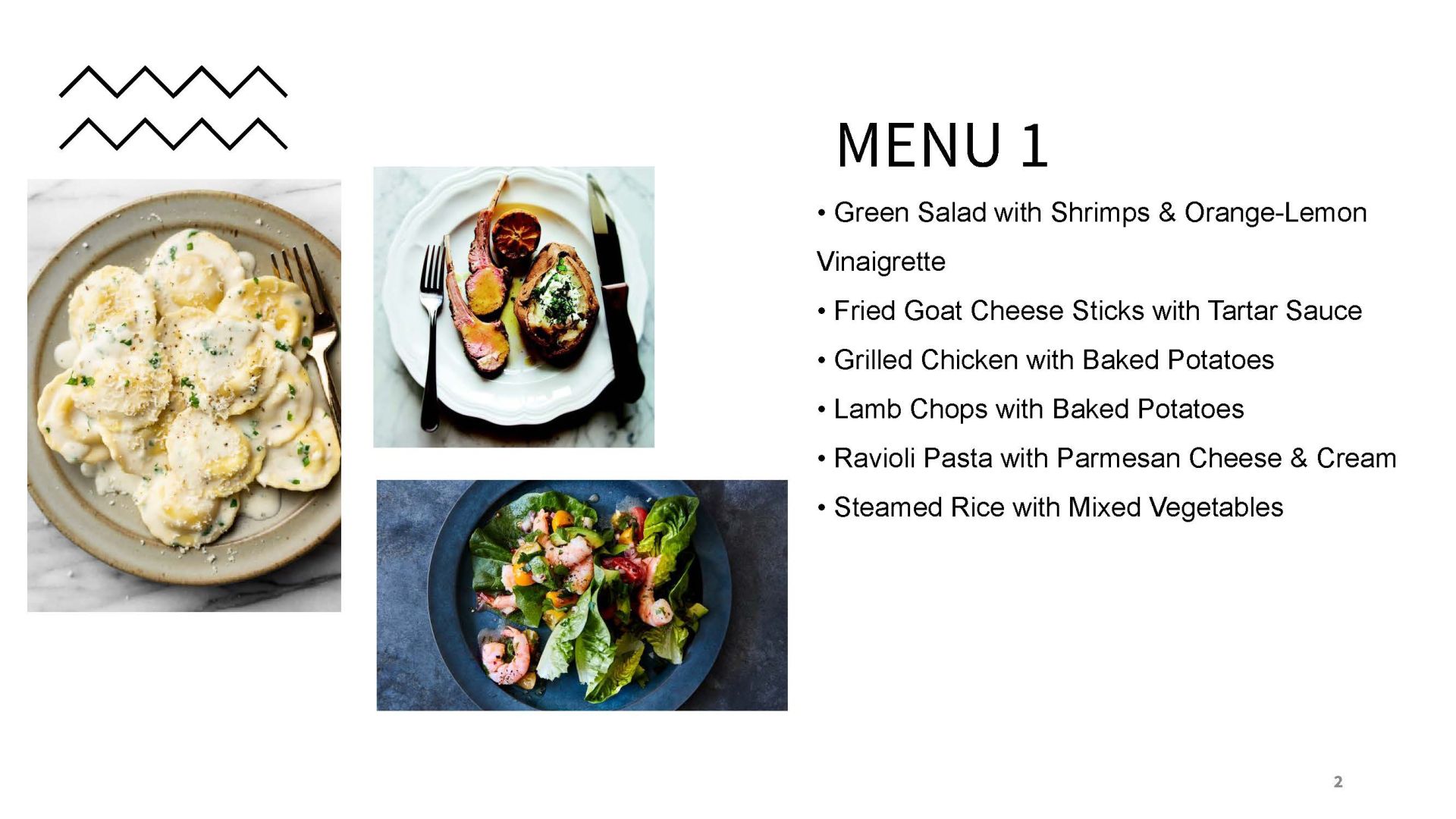 Lunch / Dinner Selection