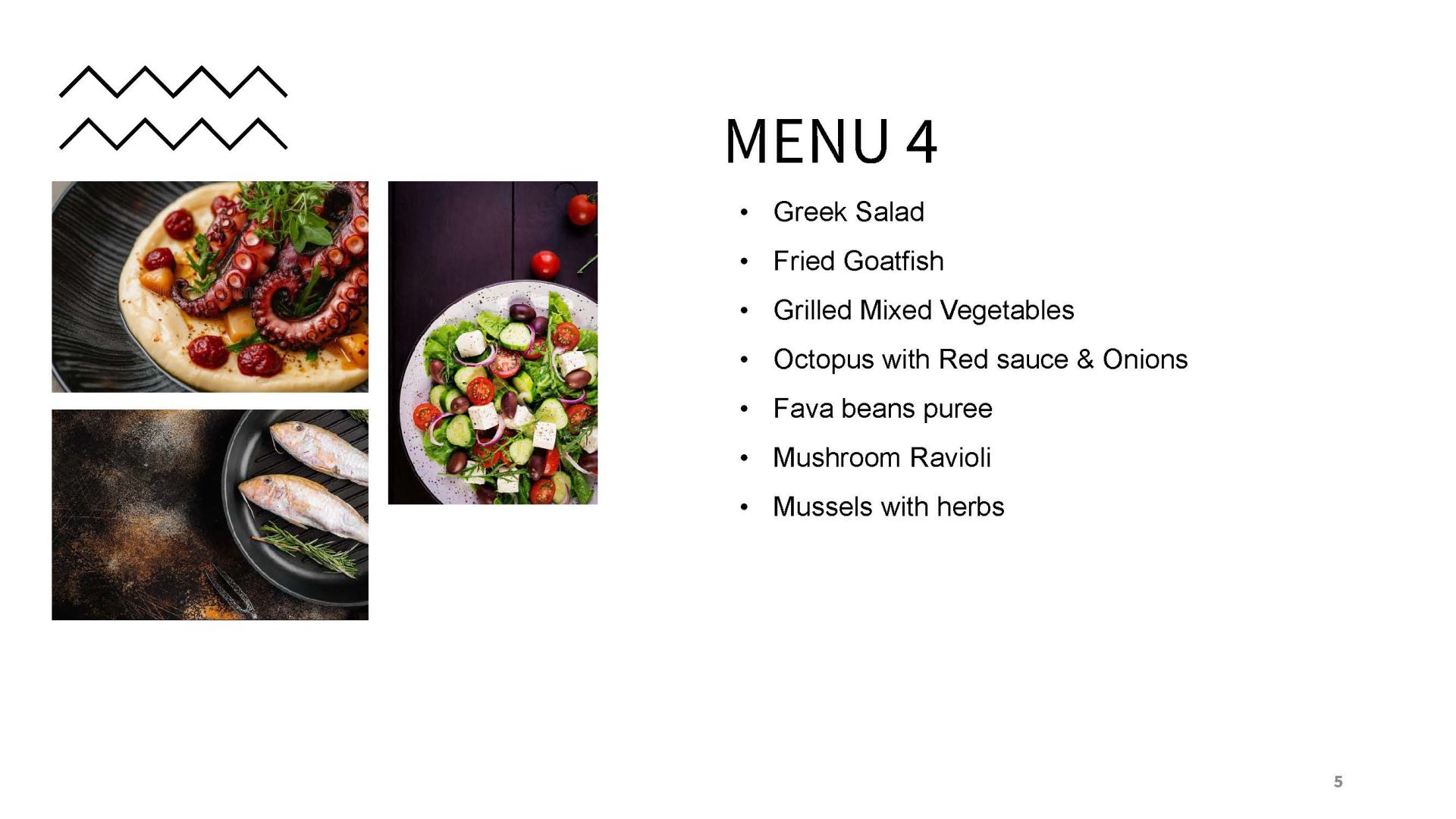 Lunch / Dinner Selection