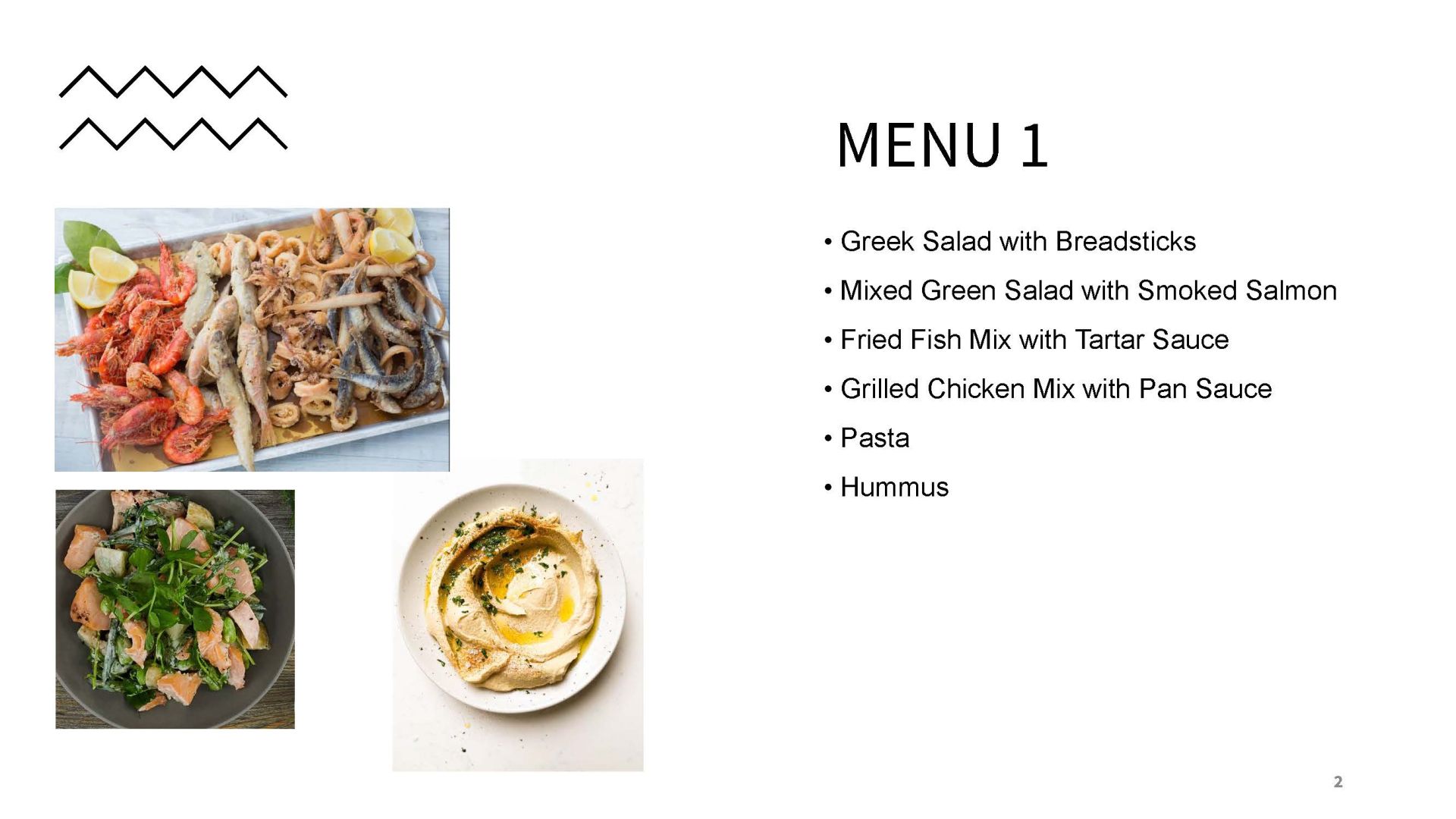 Lunch / Dinner Selection