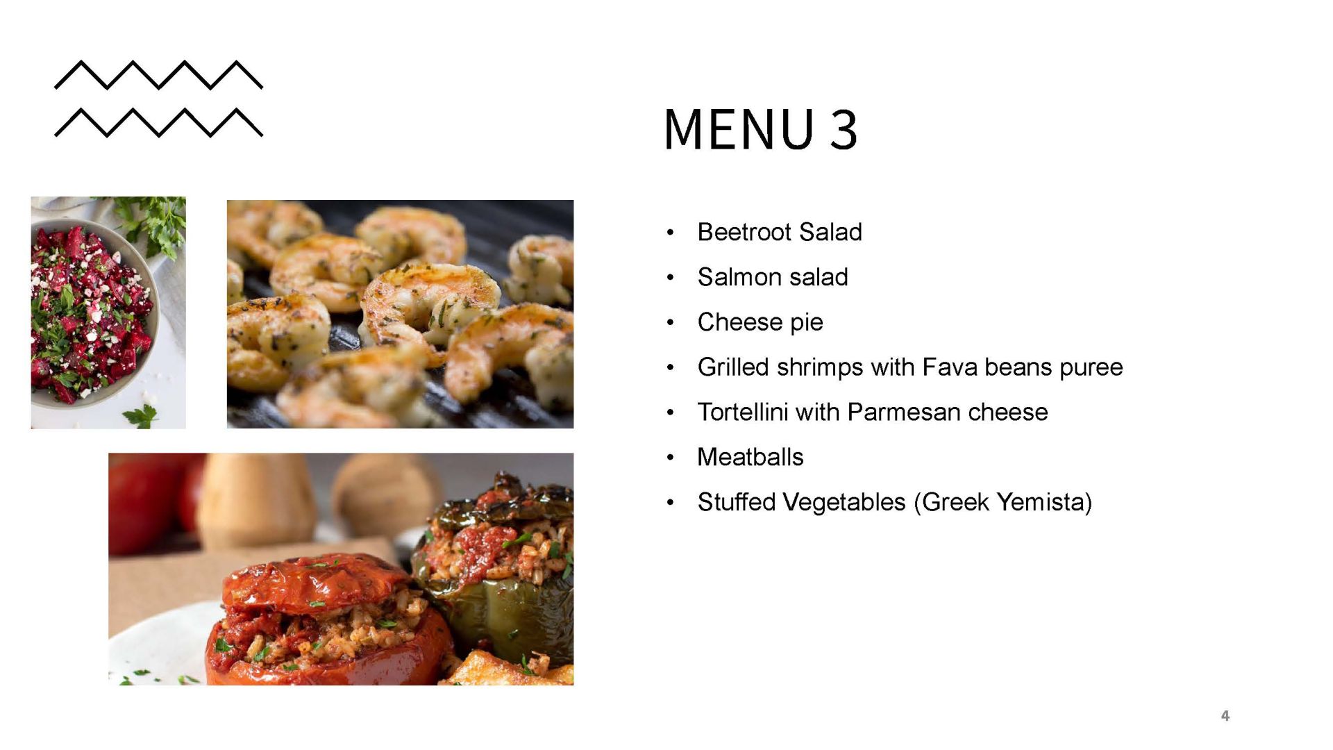 Lunch / Dinner Selection