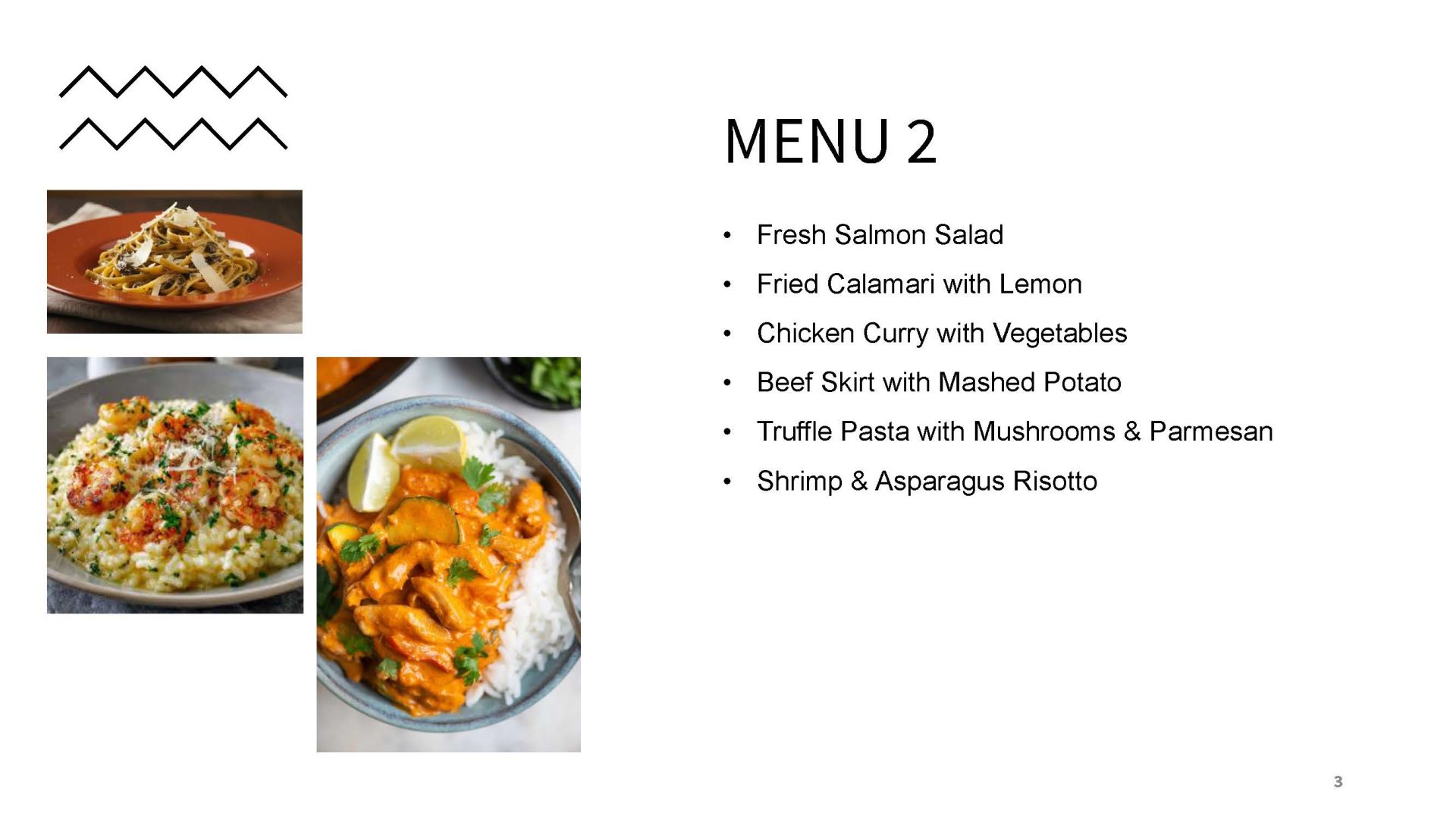 Lunch / Dinner Selection