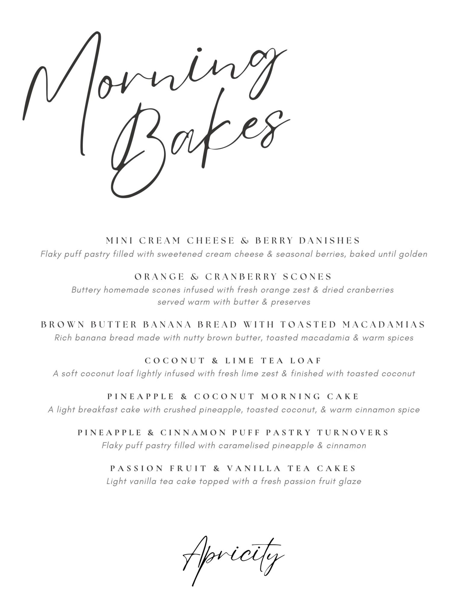 Morning Bakes