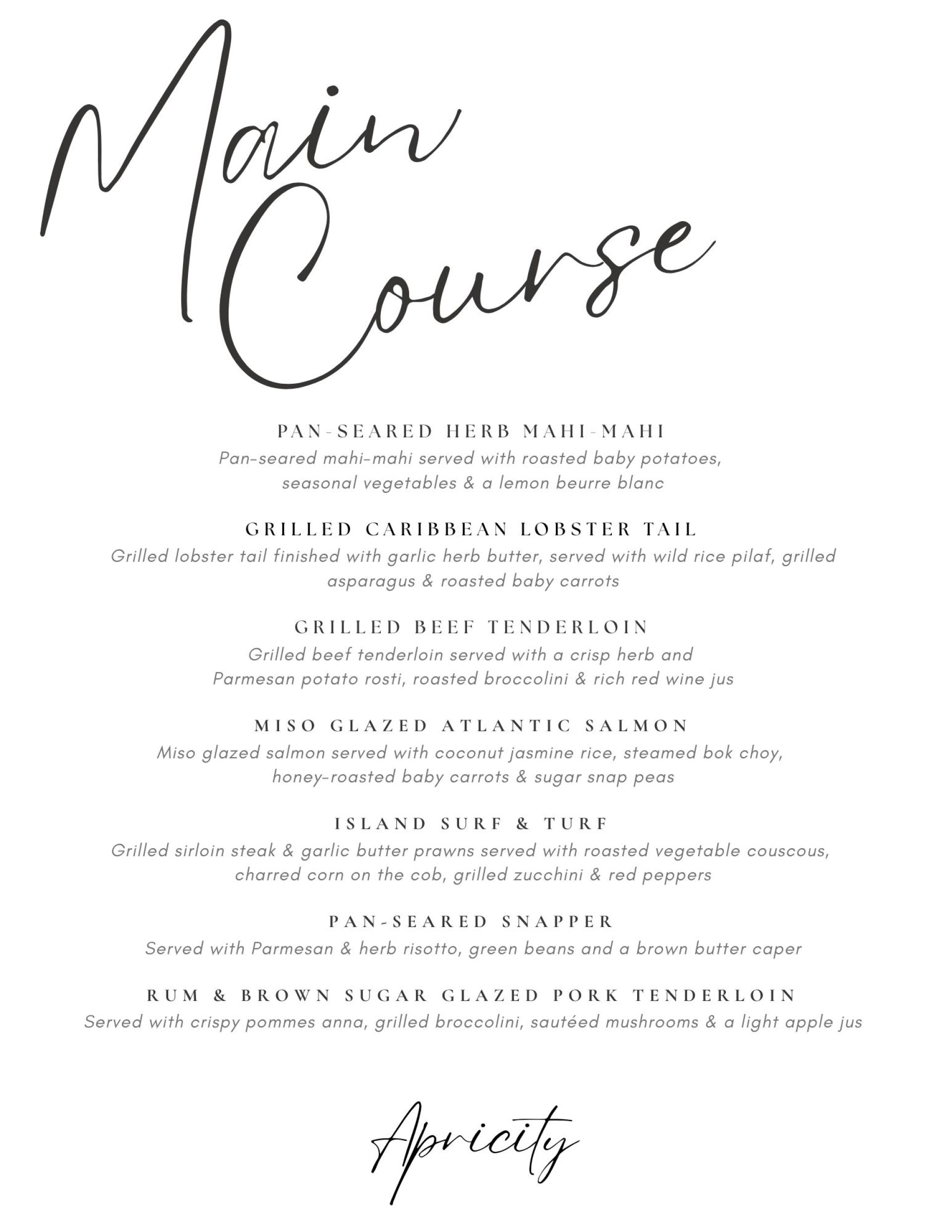 Main Course