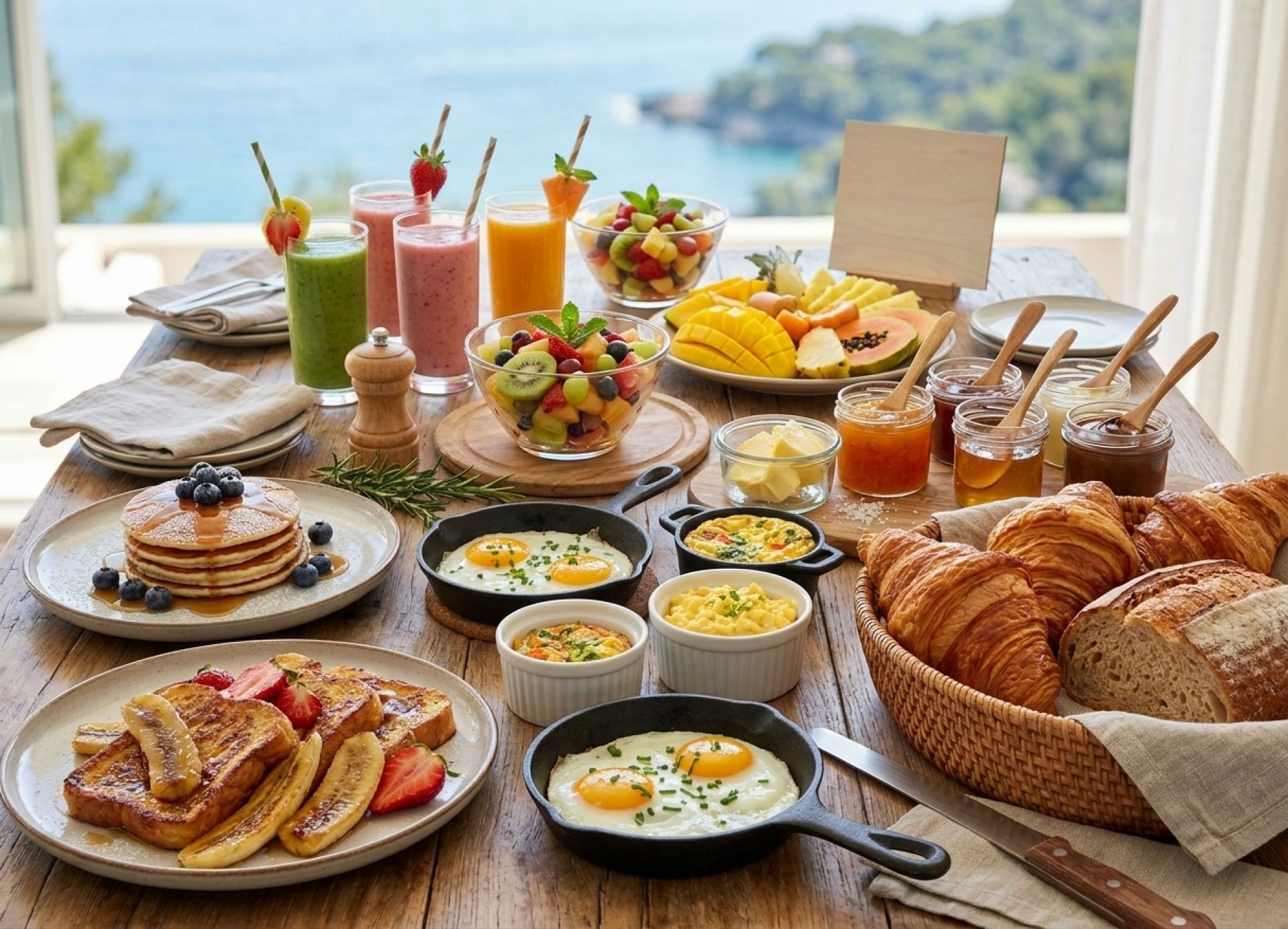 Breakfast on board