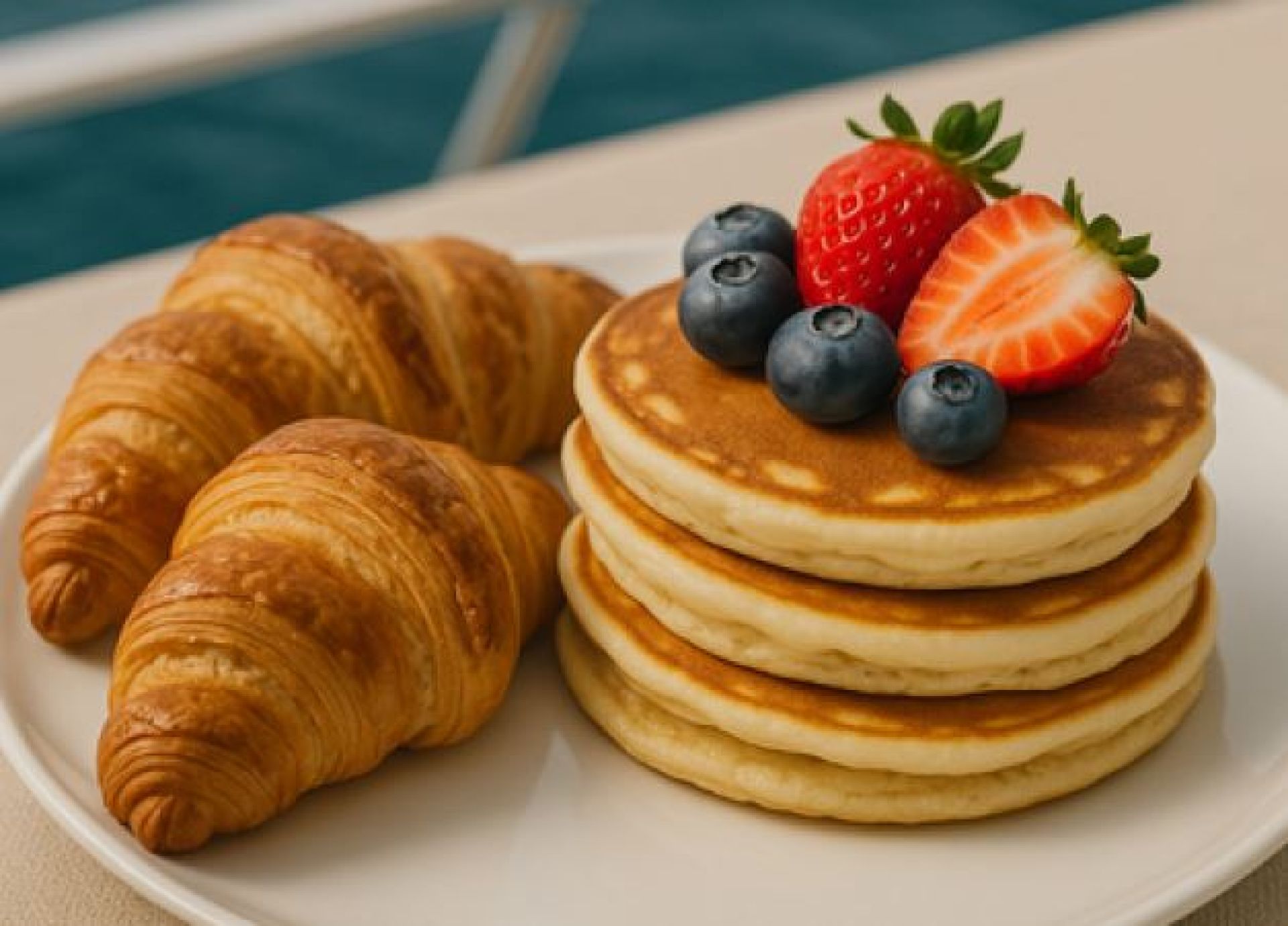 Breakfast on board