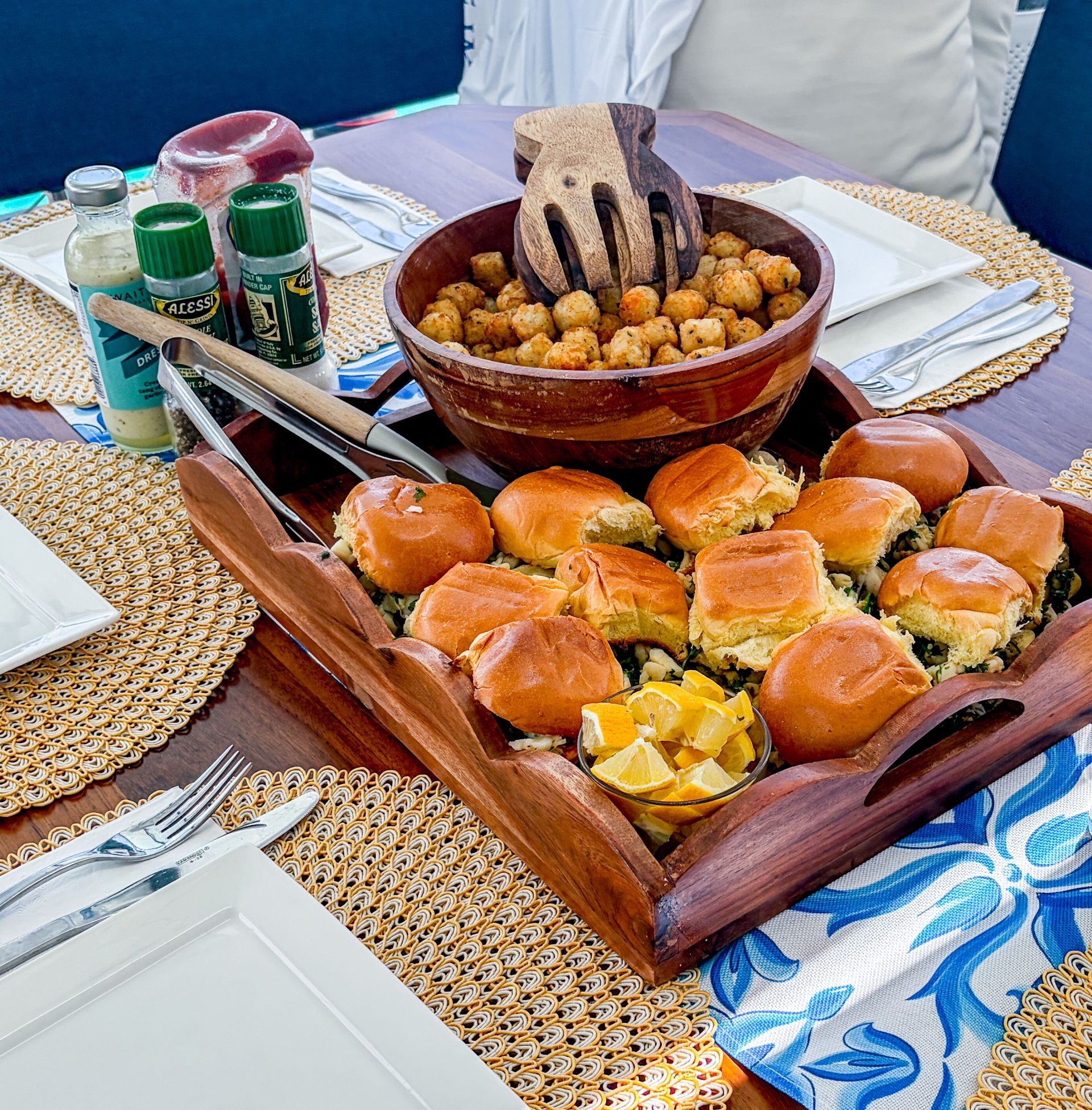 Sliders and Tater Tots