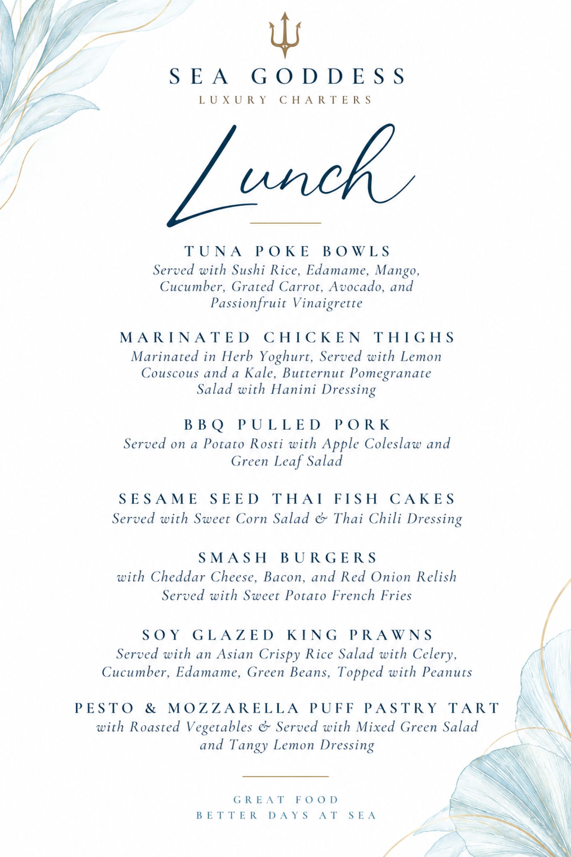 Lunch Menu
