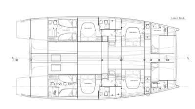 Deck plan and layout for Andare Oltre