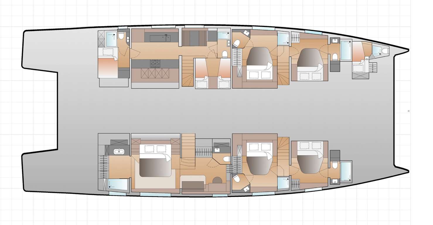 Deck plan and layout for Magic Moments