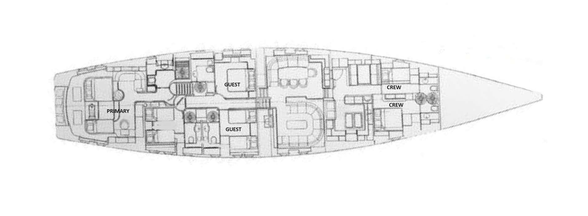 Deck plan and layout for Abide