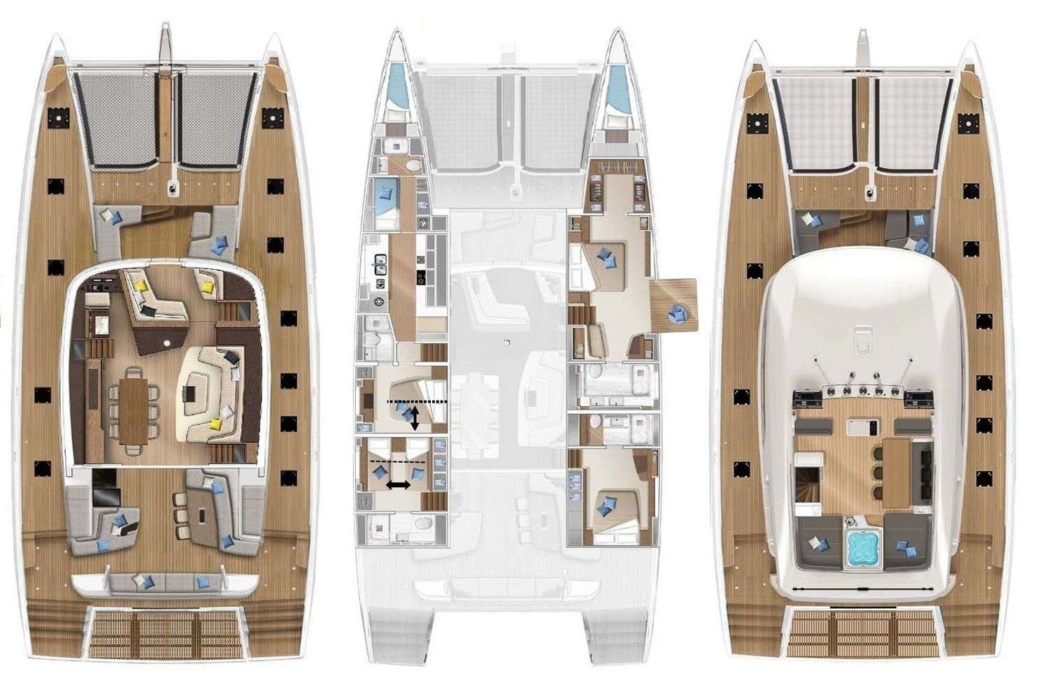 Deck plan and layout for Reva Nui