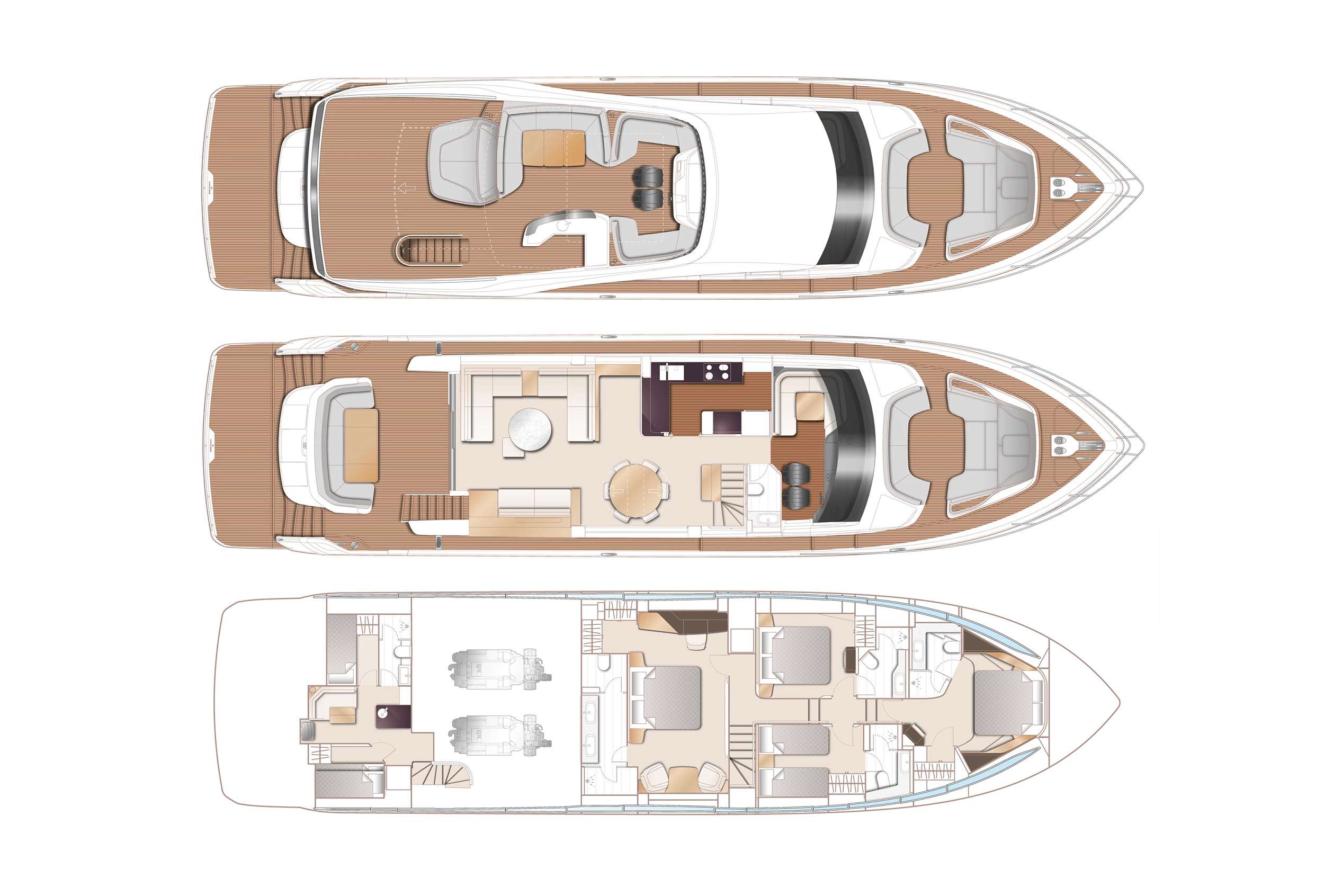 Deck plan and layout for Vista