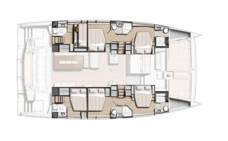 Deck plan and layout for Libra