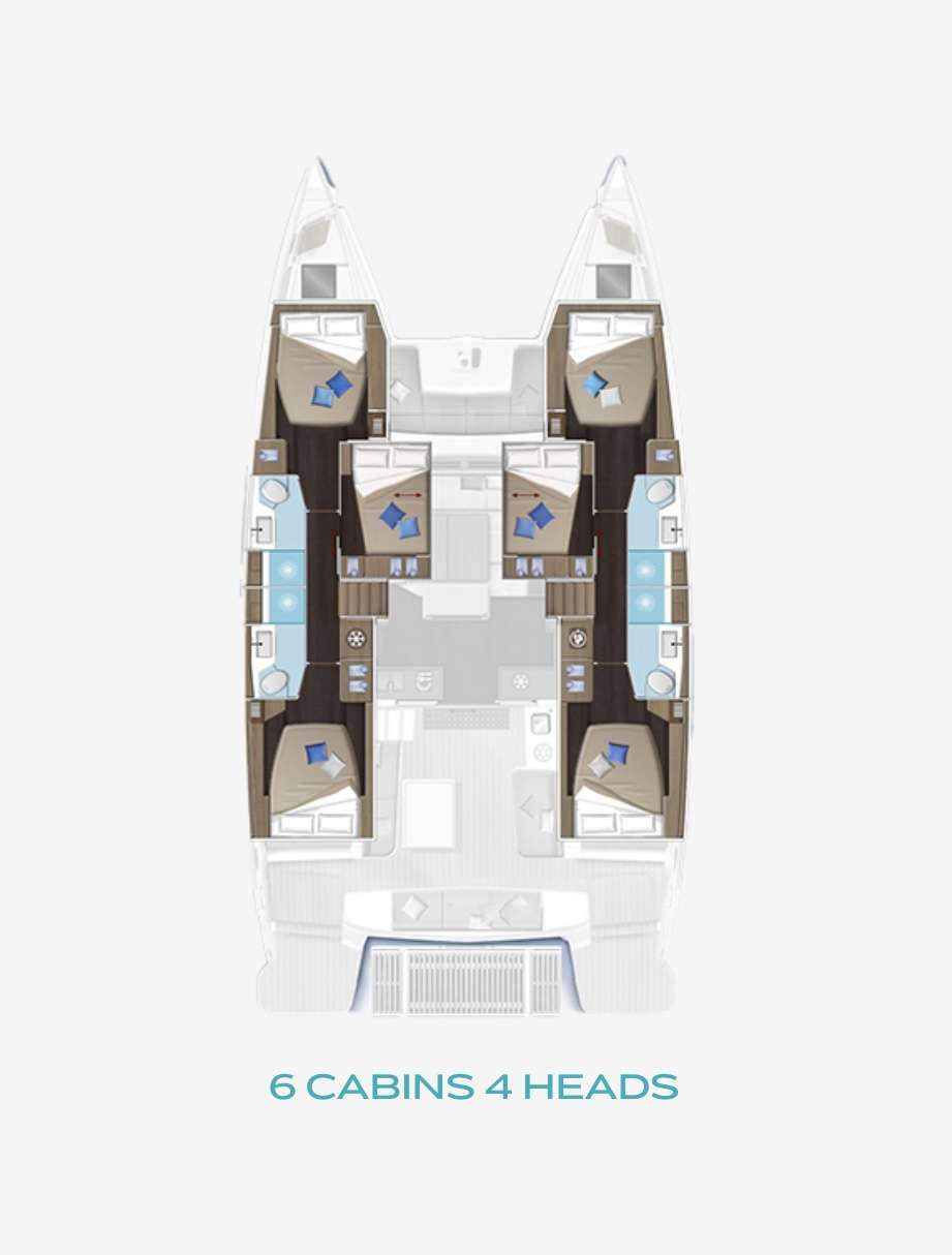 Deck plan and layout for Aegeus