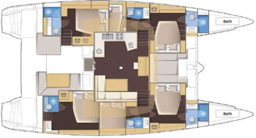 Deck plan and layout for Baron