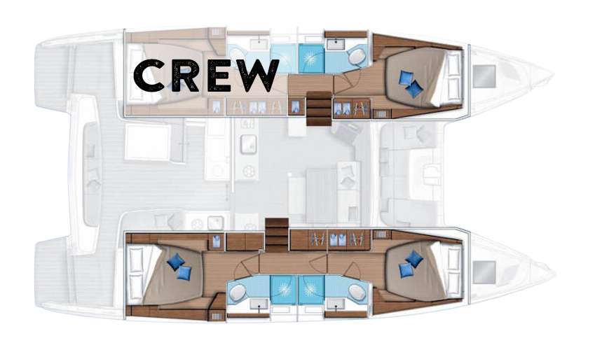 Deck plan and layout for Oceans 8