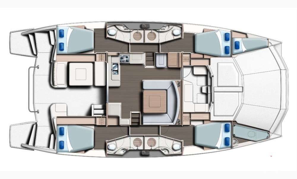 Deck plan and layout for Southern Sky