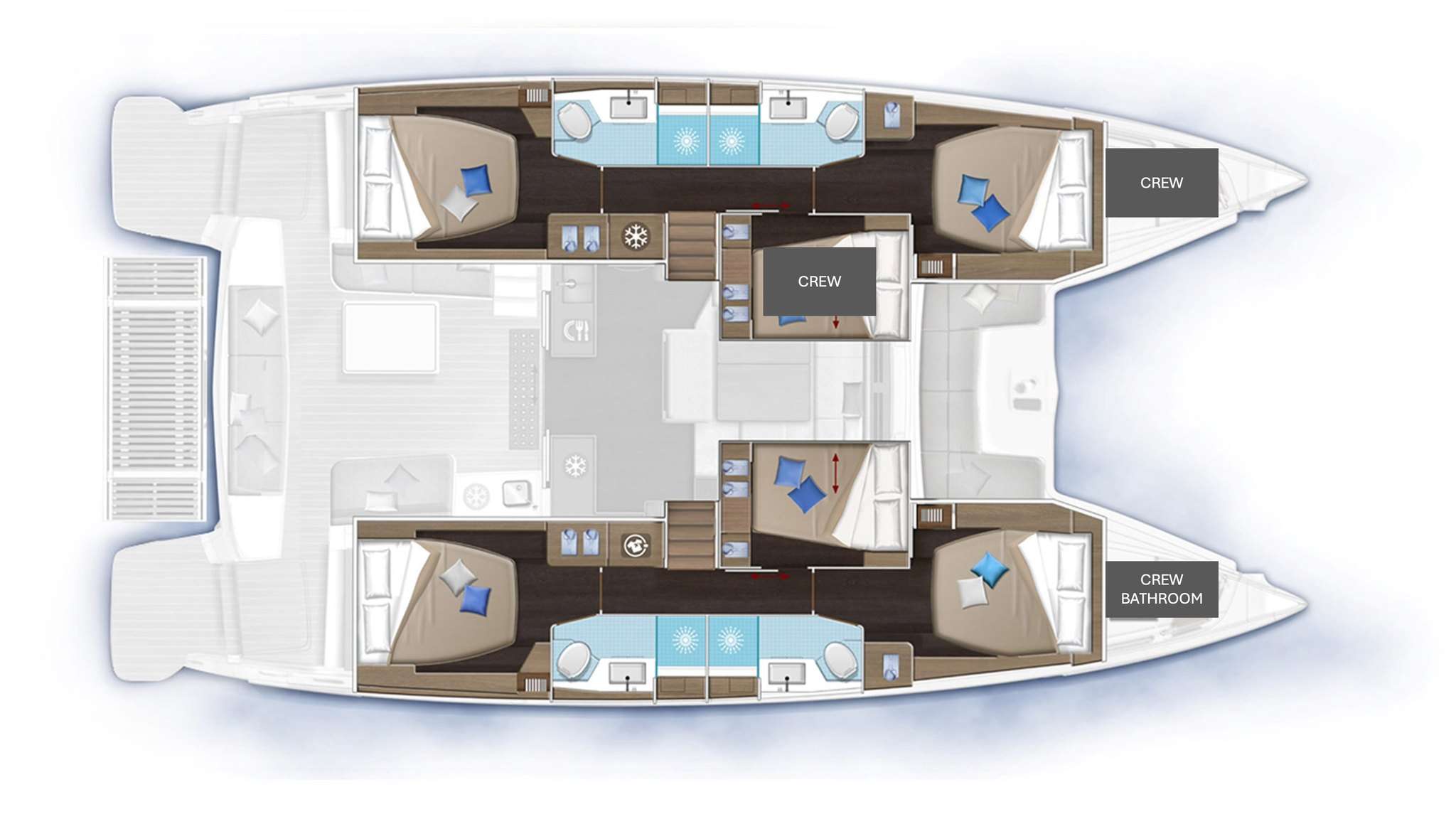 Deck plan and layout for Celina
