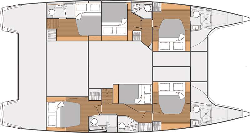 Deck plan and layout for Princess Aphrodite