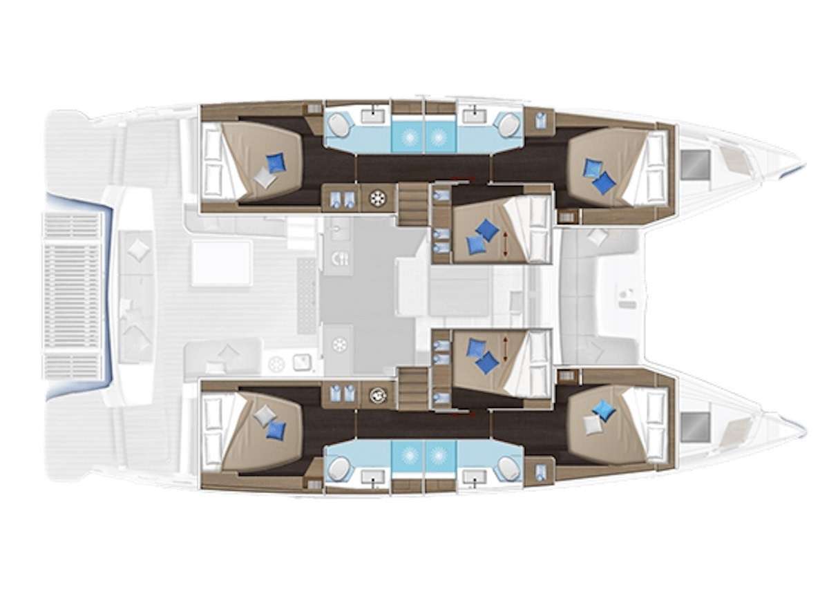 Deck plan and layout for Queen Alexandra